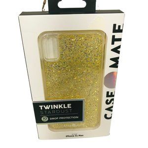 Case Mate Twinkle Stardust Gold Sparkle Apple iPhone XS Max New In Package